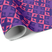 Kleurrijke Glanzende Initiële Whimsical Kerstmis Cadeaupapier (Rol Hoek)