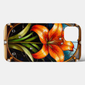 Kleurrijke Glazen in lood bloem Case-Mate iPhone Case (Achterkant (horizontaal))