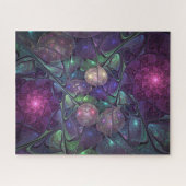 Kleurrijke glinsterende moderne Abstracte fractal  Legpuzzel (Horizontaal)