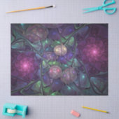 Kleurrijke glinsterende moderne Abstracte fractal  Tissuepapier (Craft)