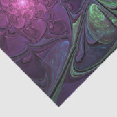 Kleurrijke glinsterende moderne Abstracte fractal  Tissuepapier (Detail)