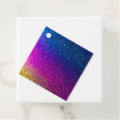 Kleurrijke Glitter Art Gift Labels (In situ)