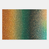 Kleurrijke Glitter Art Wrapping Paper Sheets (Voorkant 3)
