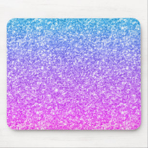 Kleurrijke Glitter & Sparkles Modern Ontwerp Muismat