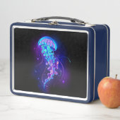 Kleurrijke gloeiende kwal (In situ)