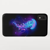 Kleurrijke gloeiende kwal Case-Mate iPhone case (Achterkant (horizontaal))