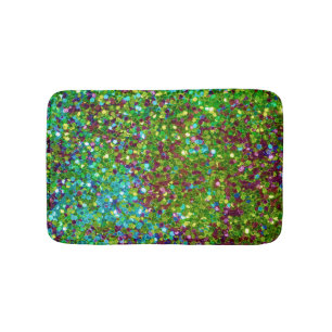 Kleurrijke Glow Glitter Badmat