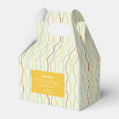 Kleurrijke golflijnen geveldoos zeep merk verpakki bedankdoosjes (Achterkant)