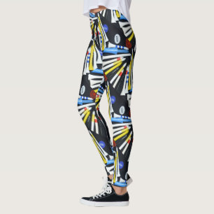 kleurrijke GolfT - shirts, Leggings