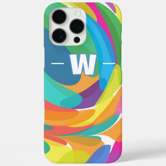 Kleurrijke golven crashen Case-Mate iPhone case (Achterkant)