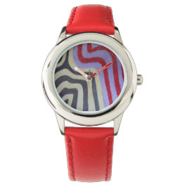 Kleurrijke golven eWatch horloge