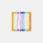 Kleurrijke golven post-it® notes (Voorkant)