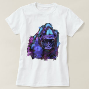 Kleurrijke gorilla t-shirt