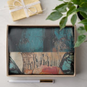 Kleurrijke Gotische Parijs Gargoyle Decoupage Tissuepapier (Geschenk)