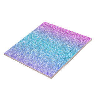 Kleurrijke Gradient Glitter Textuur Glitter Tegeltje