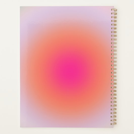  kleurrijke gradiënt planner (Achterkant)