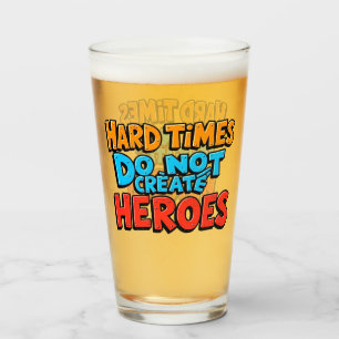 Kleurrijke Gradiënt Typografische Create Helden Glas
