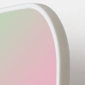 Kleurrijke gradiënt van de Waterverf Gepersonalise Pickleball Paddle (Links Detail)