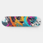 Kleurrijke graffiti Abstract Skateboard (Horizontaal)