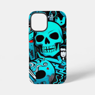 Kleurrijke Graffiti iPhone 12 Mini Stevige Hoes, G Hoesje