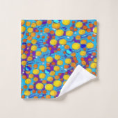 Kleurrijke graffiti kunst bad handdoek (Wasdoekje)