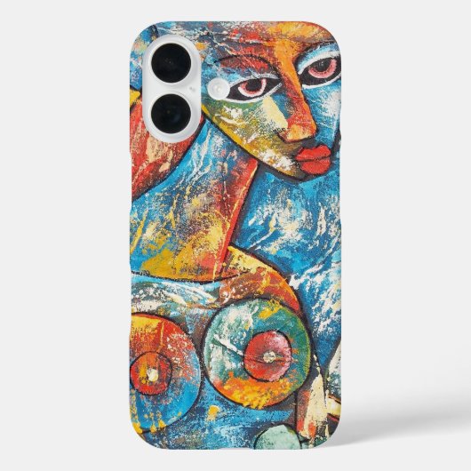 Kleurrijke graffiti kunst, Case-Mate iPhone case (Achterkant)