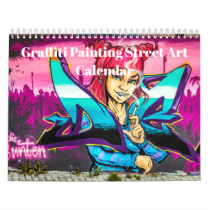 Kleurrijke Graffiti Painting Street Art 2025 Kalender