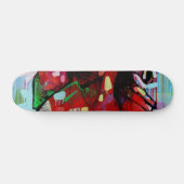 Kleurrijke graffiti-skateboard skateboard (Horizontaal)