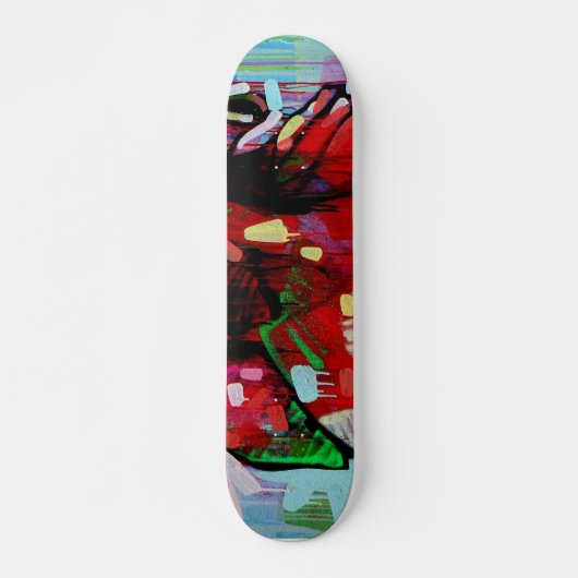 Kleurrijke graffiti-skateboard skateboard (Voorkant)