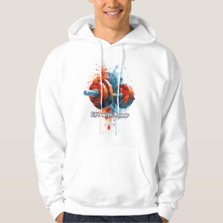 Kleurrijke Grafiek & Tekst Hoodie