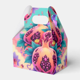 kleurrijke granaatappel bedankdoosjes