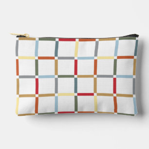 Kleurrijke Grid met Negatieve Ruimte Mid-Mod-geïns Etui