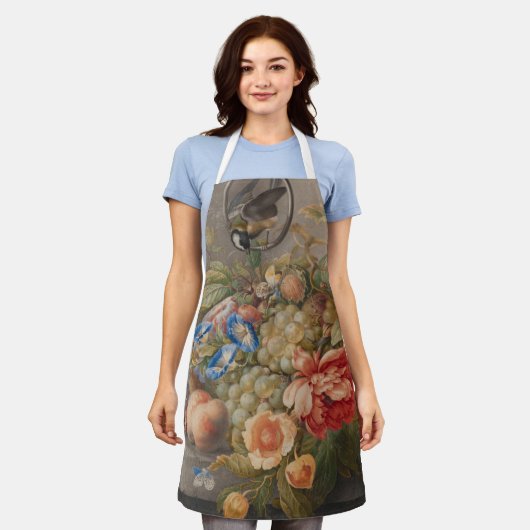 Kleurrijke groenten schort (Gedragen)