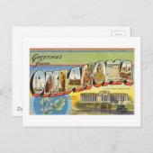  kleurrijke groeten uit Oklahoma Briefkaart (Voorkant / Achterkant)