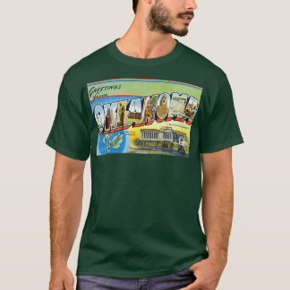 kleurrijke groeten uit Oklahoma T-shirt
