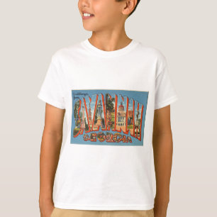  kleurrijke groeten uit Savannah Georgia T-shirt
