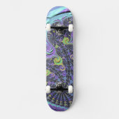 Kleurrijke Groovy Boho Hippie Funky Abstract Fract Skateboard (Voorkant)