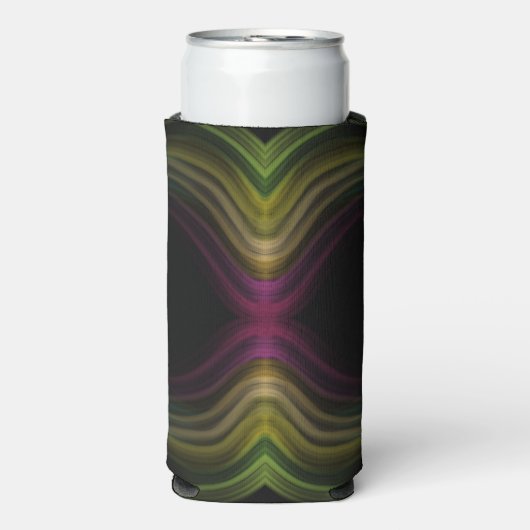 Kleurrijke Groovy Psychedelic Pattern Abstracte Ku (Seltzer Voorkant)