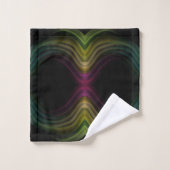 Kleurrijke Groovy Psychedelic Pattern Abstracte Ku Bad Handdoek (Wasdoekje)