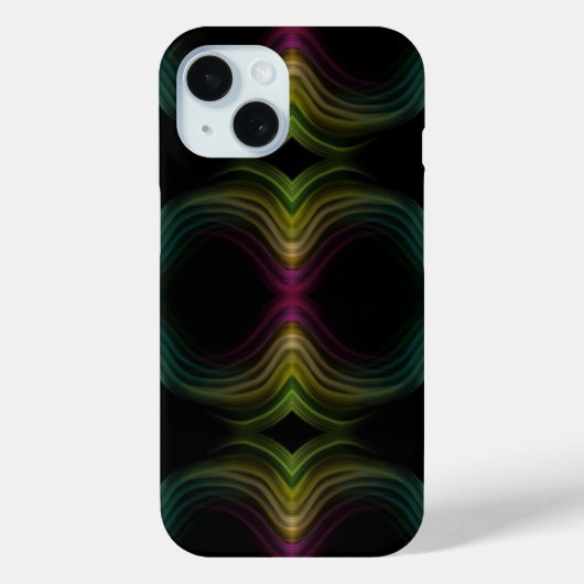 Kleurrijke Groovy Psychedelic Pattern Abstracte Ku Case-Mate iPhone Case (Achterkant)