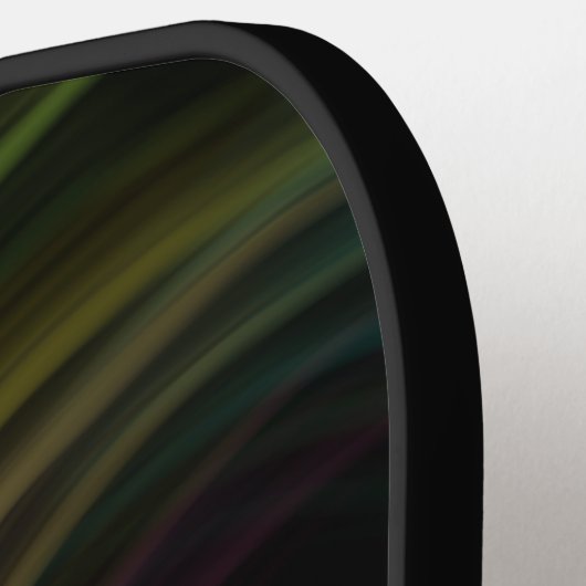 Kleurrijke Groovy Psychedelic Pattern Abstracte Ku Pickleball Paddle (Links Detail)