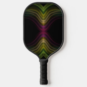 Kleurrijke Groovy Psychedelic Pattern Abstracte Ku Pickleball Paddle