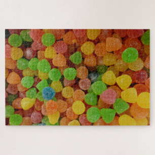 Kleurrijke Gumdrops Snoep Legpuzzel