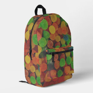 Kleurrijke Gumdrops Snoep Quirky Bedrukte Rugzak