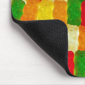Kleurrijke gummi beer snoep muismat (Hoek)