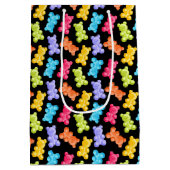 Kleurrijke Gummy Snoep Beren Medium Cadeauzakje (Achterkant)