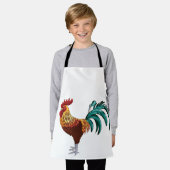 KLEURRIJKE HAAN SCHORT (Gedragen)