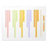 Kleurrijke Habit Tracker Notitieblok (Voorkant)