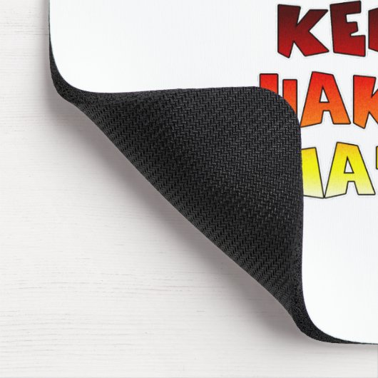 Kleurrijke Hakuna Matata: een Keniaans feest Muismat (Hoek)