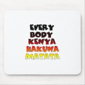 Kleurrijke Hakuna Matata: een Keniaans feest Muismat (Voorkant)